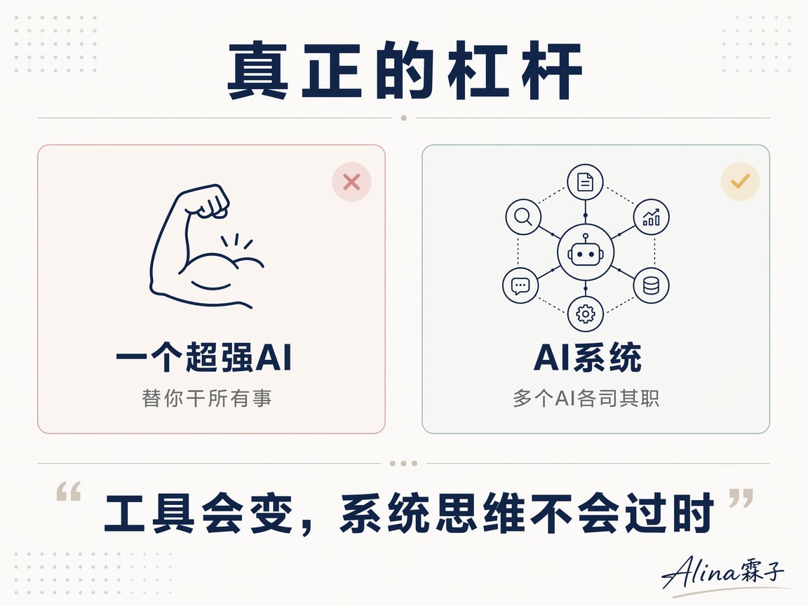 一人公司真正的杠杆是把 AI 组织成系统